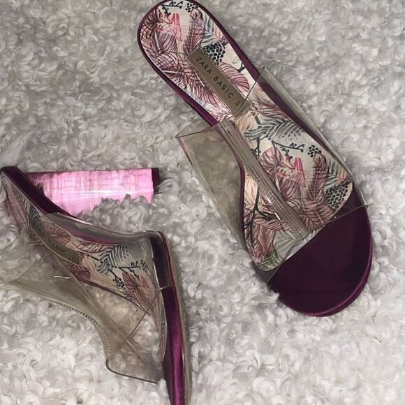 Zara Vinyl Mules, SZ 41/US 10 - Picture 8 of 9